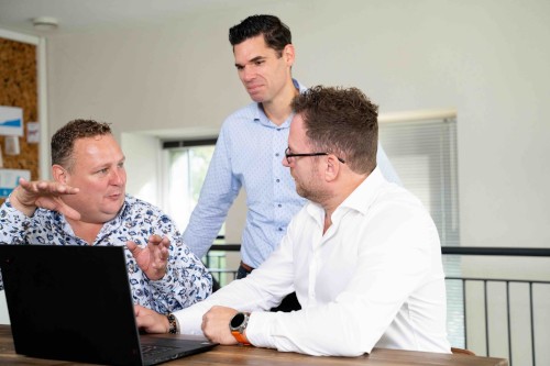 BriteBlue team configureert ERP - Dynamics 365 Business Central voor een klant